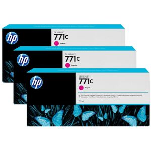 Original HP No.771 Magenta Ink Cartridge (Pack of 3)