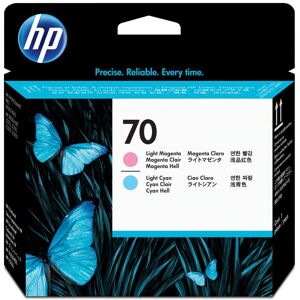 Original HP No. 70 Light Cyan and Light Magenta Printhead