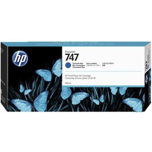 Original HP 747 Chromatic Blue Ink Cartridge (300ml)