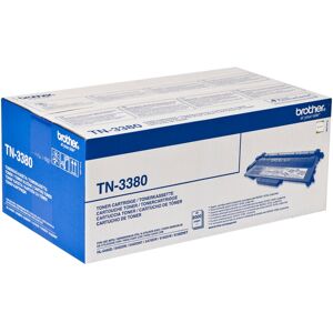 Original Brother TN3380 Black Toner Cartridge Twin Pack