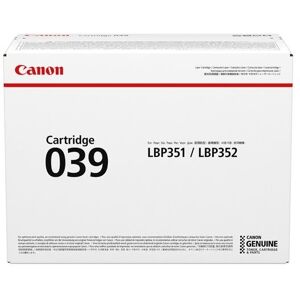 Original Canon 039 Black Toner Cartridge