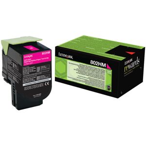 Original Lexmark 802HM High Cap Magenta Toner Cartridge