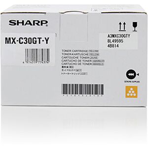 Original Sharp MXC30GTY Yellow Toner Cartridge Original Sharp MXC30GTY Yellow Toner Cartridge