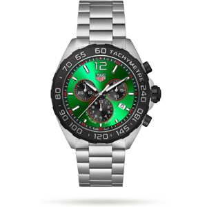 Tag Heuer Formula 1 Quartz Chronograph 200M 43mm Mens Watch Green Tag Heuer Formula 1 Quartz Chronograph 200M 43mm Mens Watch Green