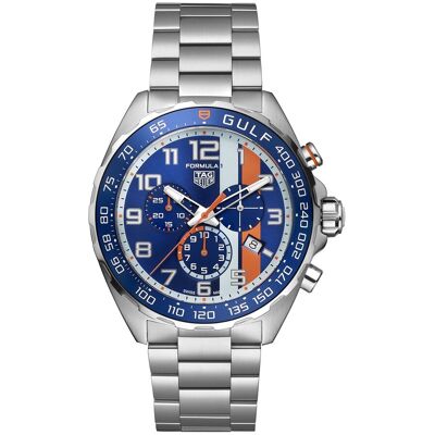 Tag Heuer Formula 1 Chronograph X Gulf 43mm Mens Watch Tag Heuer Formula 1 Chronograph X Gulf 43mm Mens Watch