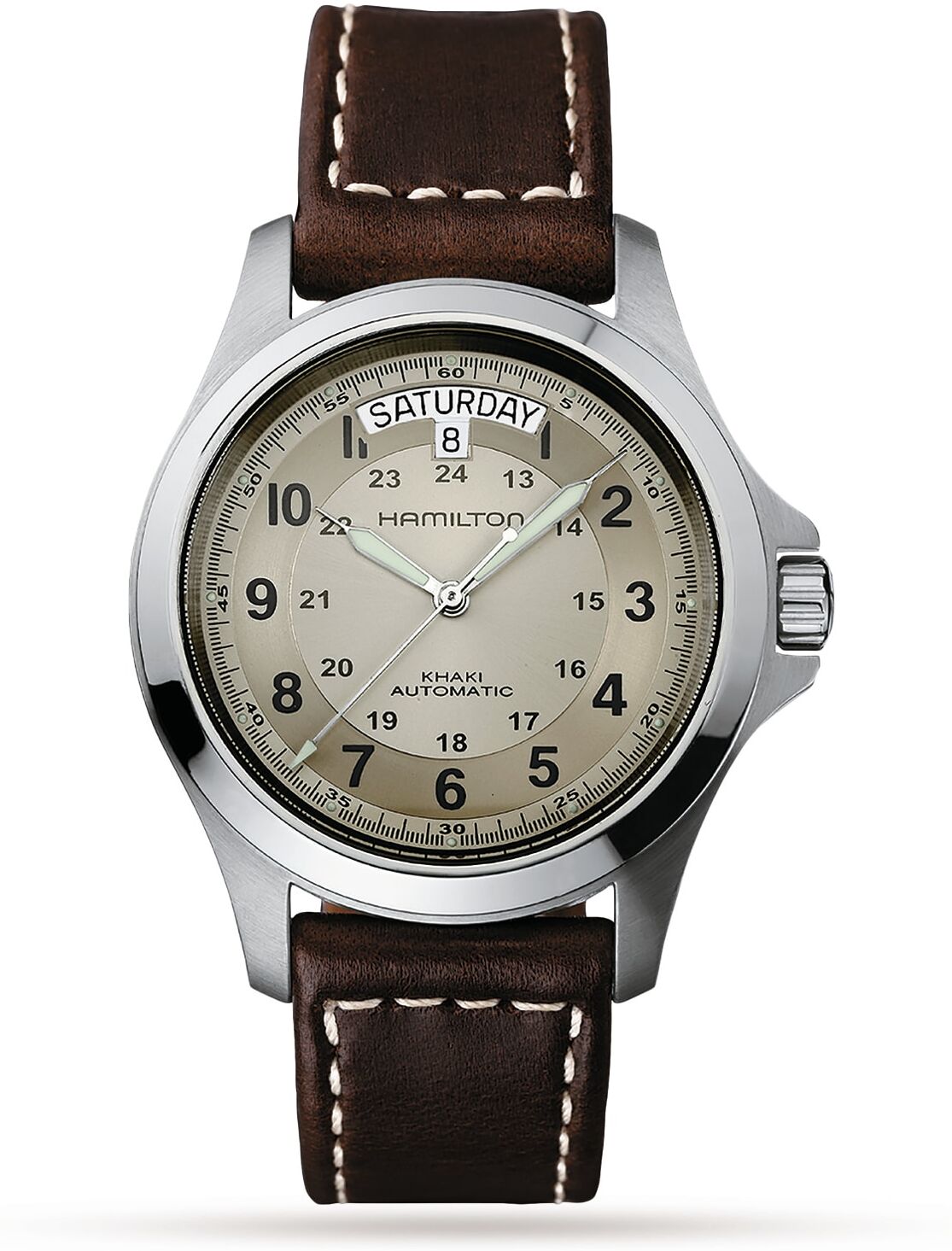 Hamilton Khaki Field King Auto 40mm Mens Watch Champagne