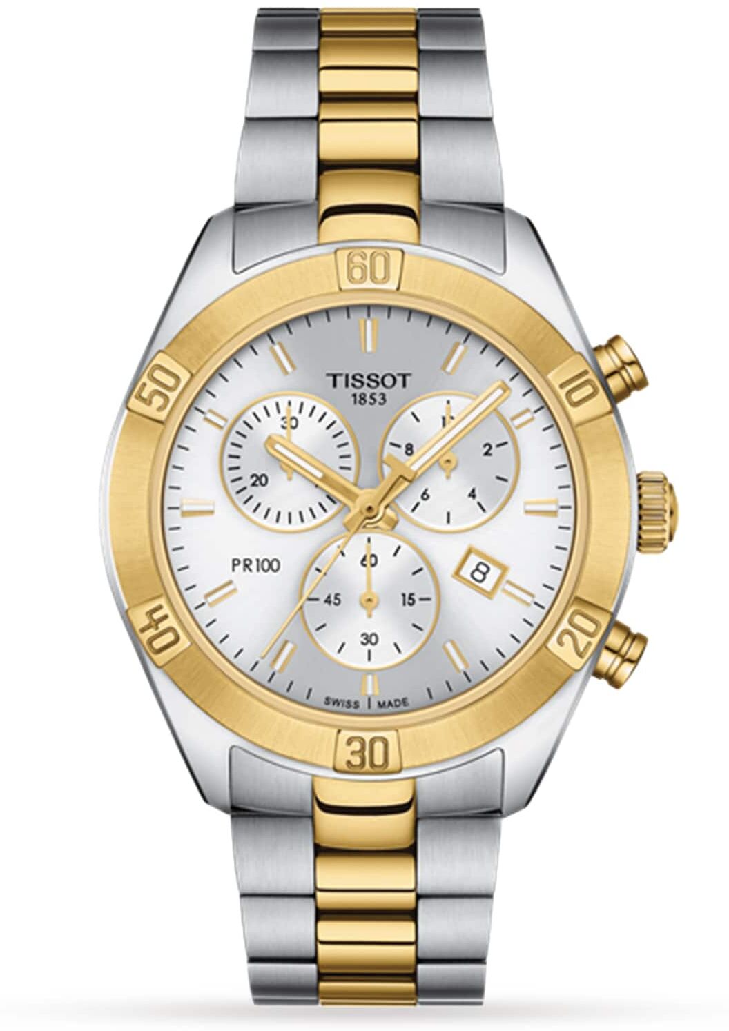 Tissot PR 100 Sport Chic Chronograph 38mm Ladies Watch