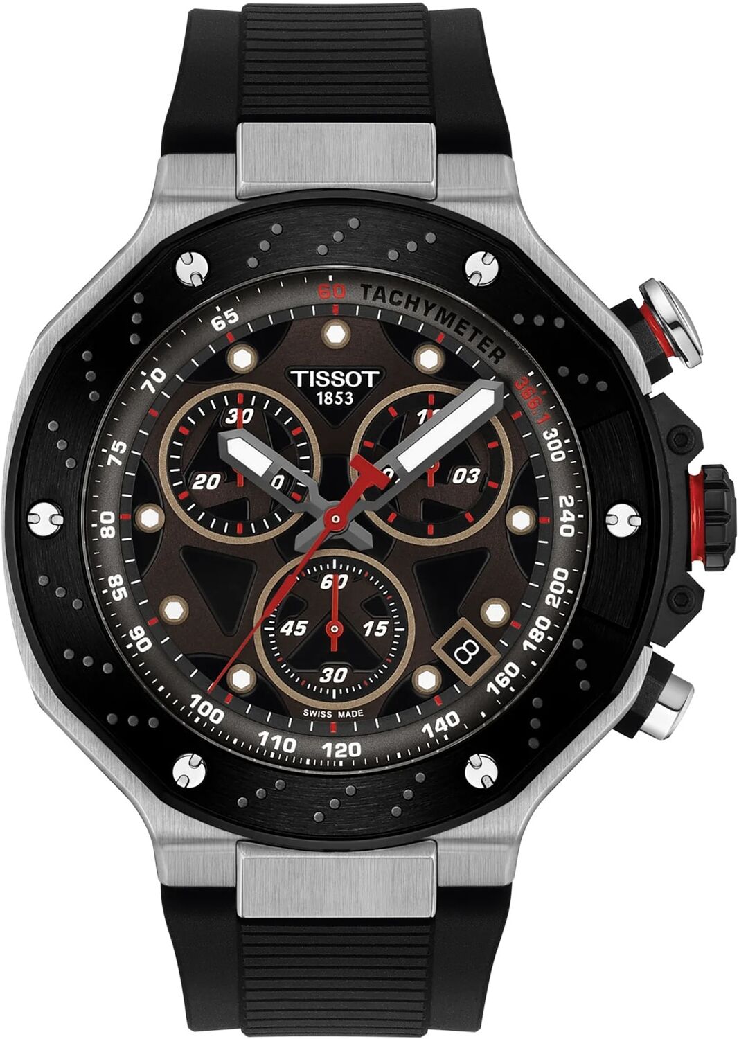 Tissot T-Race MotoGP Quartz Chronograph 2025 Limited Edition 45mm Mens Watch Grey