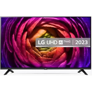 LG 43UR73006LA (2023) LED HDR 4K Ultra HD Smart TV, 43 inch with Freeview Play/Freesat HD, Black - Black - Unisex