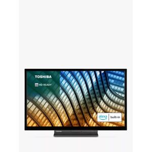 Toshiba 24WK3C63DB (2020) LED HDR HD Ready 720p Smart TV, 24 inch with Freeview Play, Black - Black - Unisex