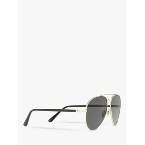 Ralph Lauren RL7058 Women's Aviator Sunglasses, Gold/Grey  - Gold