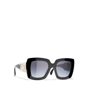 CHANEL Rectangular Sunglasses CH5474Q Black/Grey Gradient - Black/Grey Gradient - Female