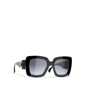 CHANEL Rectangular Sunglasses CH5474Q Black/Blue Gradient - Black/Blue Gradient - Female