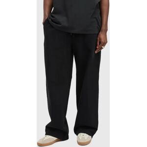 AllSaints Chester Wide Leg Fit Trousers, Jet Black - Jet Black - Male - Size: XS