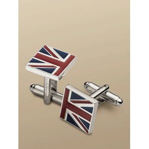 Charles Tyrwhitt Conversational Union Jack Cufflinks, Navy/Red - Navy/Red - Male