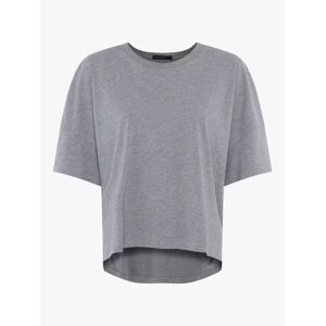 French Connection Tally Organic Cotton T-Shirt  - Light Grey - Size: Large