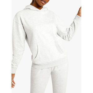 Chelsea Peers Organic Cotton Blend Logo Lounge Hoodie  - Grey - Size: Large