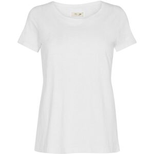 MOS MOSH Arden Organic Cotton Crew Neck T-Shirt, White - White - Female - Size: XS