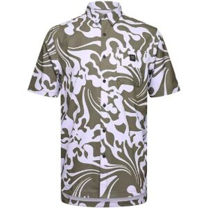 Fox Clothing Ranger Woven Short Sleeve MTB Cycling Jersey Military Fox Clothing Ranger Woven Short Sleeve MTB Cycling Jersey Military