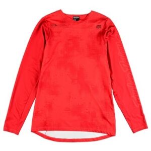 Troy Lee Designs Skyline Chill Scattered Long Sleeve MTB Mountain Bike Jersey Fire Orange Troy Lee Designs Skyline Chill Scattered Long Sleeve MTB Mountain Bike Jersey Fire Orange
