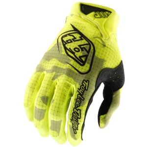 Troy Lee Designs Air Youth Long Finger MTB Cycling Gloves Blotted Flo Yellow