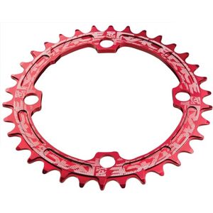 Race Face Single Narrow Wide Chainring Red Race Face Single Narrow Wide Chainring Red