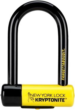 Kryptonite New York Fahgettaboudit Lock - Sold Secure Diamond Black/Yellow