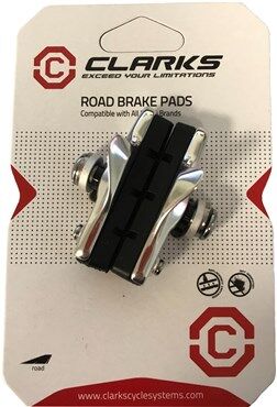 Clarks Road Brake Pads 55mm For All Major Road Brake Systems Black