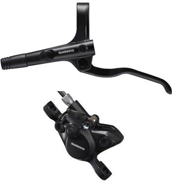 Shimano BR-MT200 / BL-MT200 Bled Brake Lever/Post Mount Calliper Black