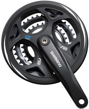 Shimano FC-M311 Altus Square Taper Chainset Black