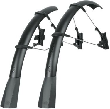 SKS Raceblade Pro XL Stealth Series Clip-on Road Bike Mudguard Set Black