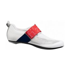 Fizik Transiro Hydra Aeroweave Carbon Tri Shoes White/Red/Blue Fizik Transiro Hydra Aeroweave Carbon Tri Shoes White/Red/Blue