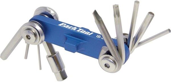 Park Tool IB2C I-Beam Mini Fold-up Hex Wrench Screwdriver / Star Shaped Wrench Set Blue