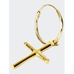 Serge DeNimes Gold Cross Earring  - Gold