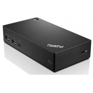 Lenovo ThinkPad USB 3.0 Pro Dock Docking station (USB) GigE 45 Watt for Miix 510-12; 720-12; ThinkPad L470; L570; P51; P71; T470; T570; X270; ThinkPad Yoga 370