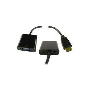 Novatech HDMI TO VGA Adaptor + Audio/USB