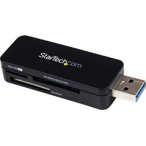 StarTech.com USB 3.0 External Flash Multi Media Memory Card Reader - SDHC MicroSD