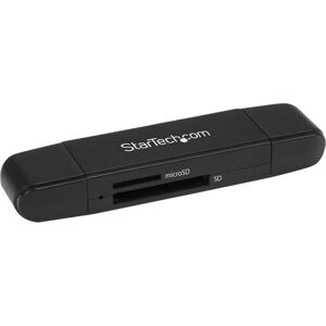 StarTech.com USB 3.0 Memory Card Reader for SD and microSD Cards - USB-C and USB-A