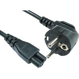 Novatech Cables Direct Standard Power Cord - 2 m Length - IEC 60320 C5 - Euro