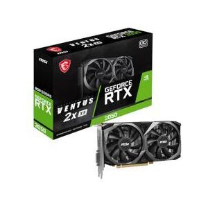 MSI NVIDIA GeForce RTX 3050 Ventus 2X XS OC 8GB GDDR6 Graphics Card