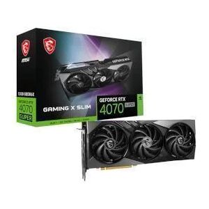 MSI NVIDIA GeForce RTX 4070 SUPER Gaming X Slim 12GB GDDR6X Graphics Card