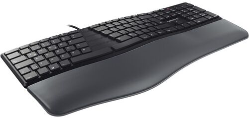 CHERRY ERGO KC 4500 Rugged Keyboard - Cable Connectivity - USB Interface