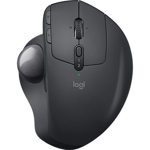 Logitech MX Ergo Mouse - Optical - Wireless - 8 Button(s) - Grey