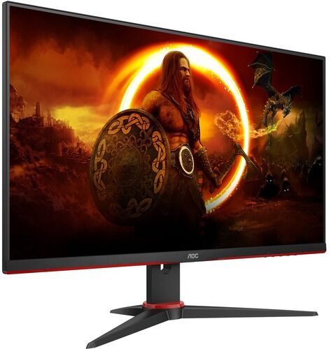 AOC 24G2SAE/BK 23.8" Full HD LED Gaming LCD Monitor - 16:9 - Black/Red