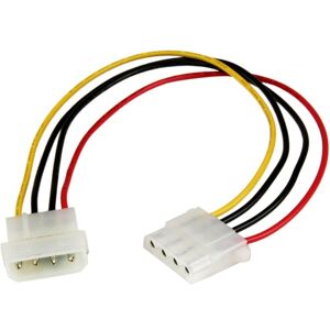 StarTech.com 12in Molex LP4 Power Extension Cable - M/F - For Hard Drive