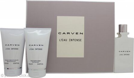 Carven L'Eau Intense Gift Set 100ml EDT + 100ml Aftershave Balm + 100ml Shower Gel