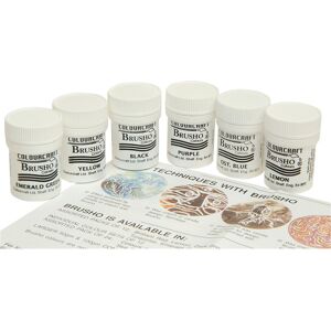 Colourcraft Brusho Crystal Colours Starter Pack of 12 - Watercolour Paints Colourcraft Brusho Crystal Colours Starter Pack of 12 - Watercolour Paints