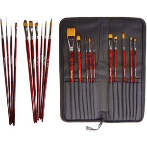 Major Brushes Acrylic Brush, Artist's Choice Superior (Set of 10) Major Brushes Acrylic Brush, Artist's Choice Superior (Set of 10)