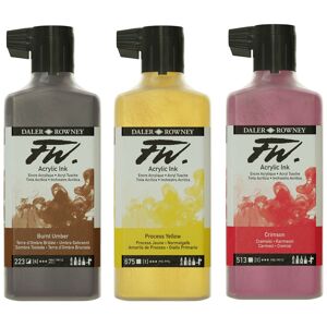Daler-Rowney FW Artists Acrylic Ink 180ml Sepia Daler-Rowney FW Artists Acrylic Ink 180ml Sepia