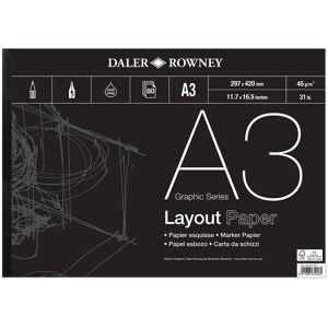 Daler-Rowney Graphic Series Layout Pad A2 45G 80Sh